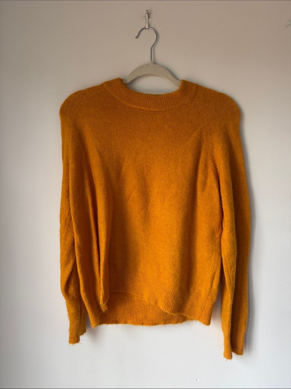 Zara Burnt Orange Crewneck Sweater